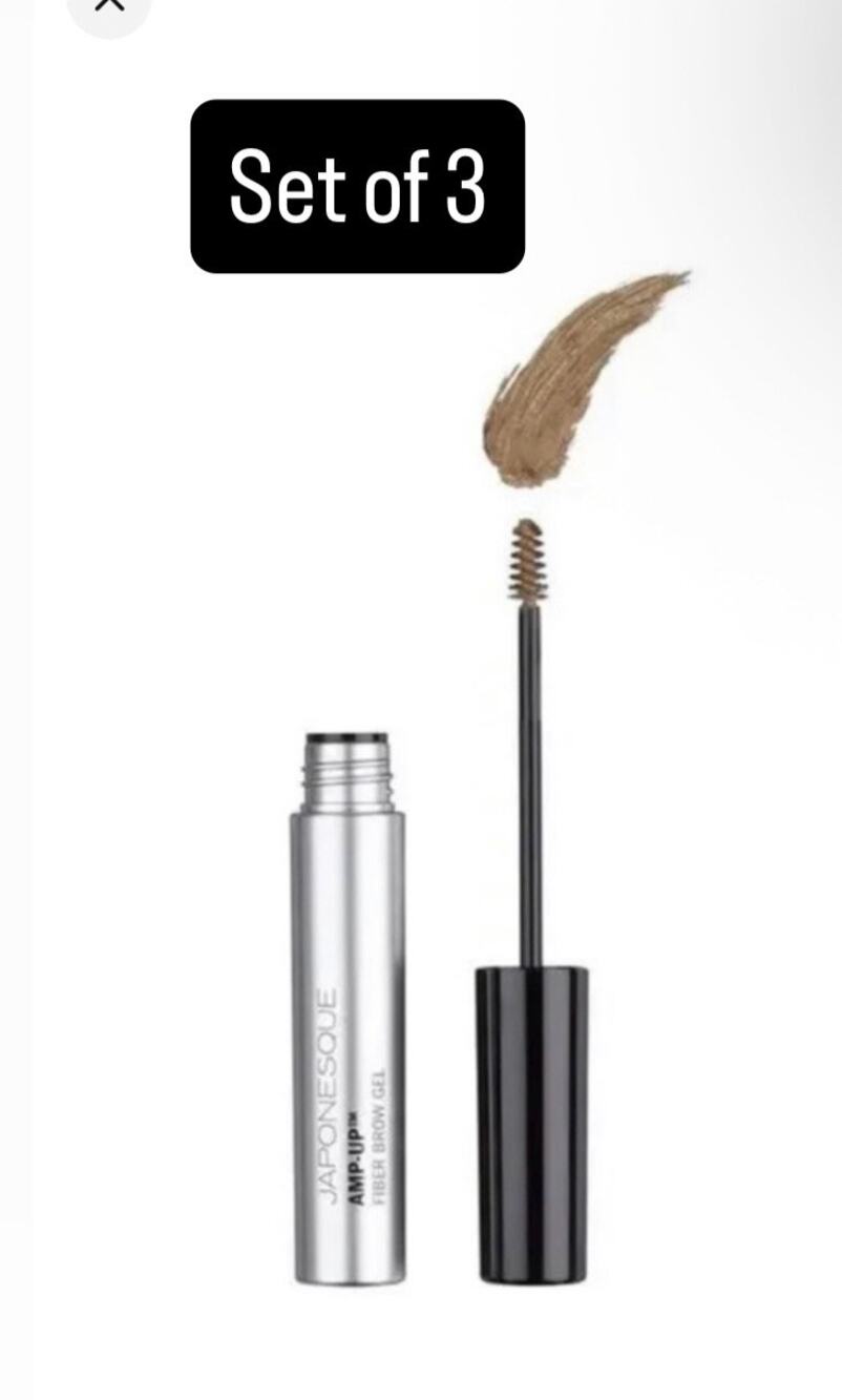 NWT set of 3 JAPONESQUE amp up fiber brow gel in shade light